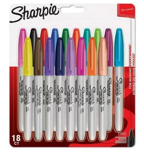 Marker Sharpie Fine 1,0mm ass (18)