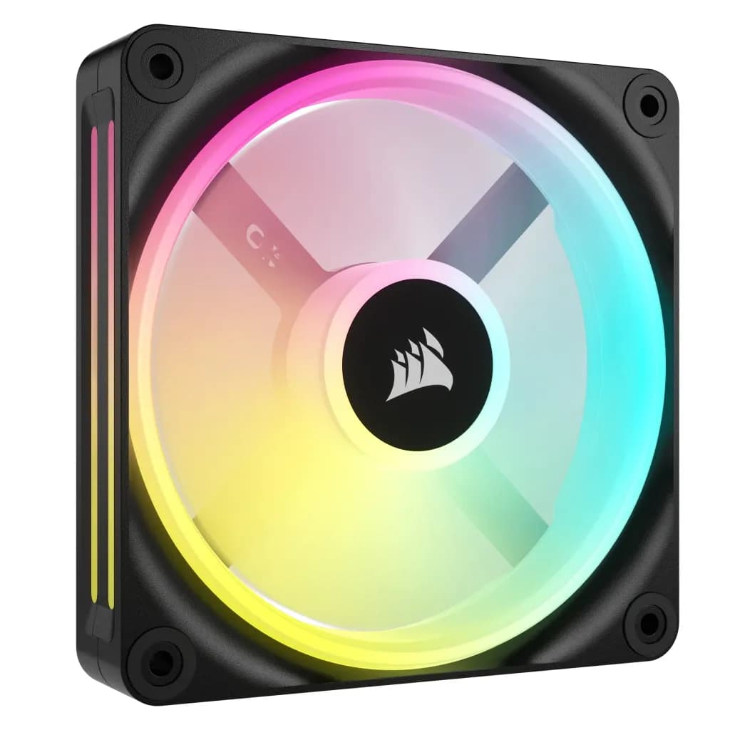 Corsair iCUE LINK QX120 RGB 120 mm PWM -kotelotuulettimen laajennussarja