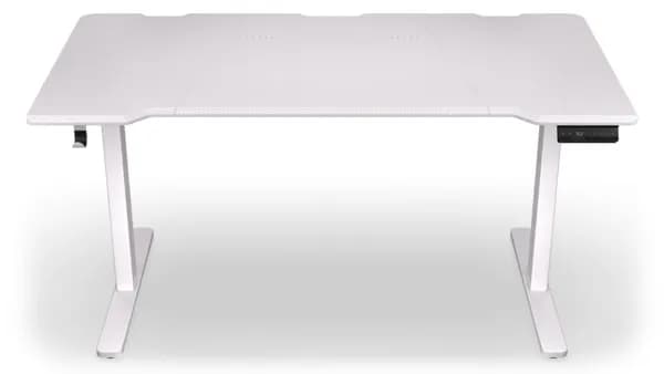 Endorfy Sit-Stand-Desk Atlas L Electric -sähköpelipöytä, Valkoinen, 150x78cm