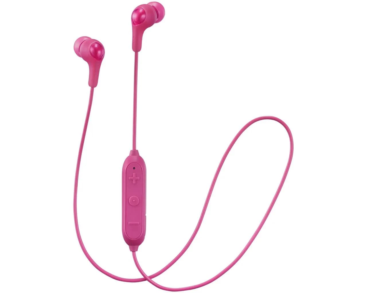 JVC HA-FX9BT Gumy -langattomat nappikuulokkeet, pinkki