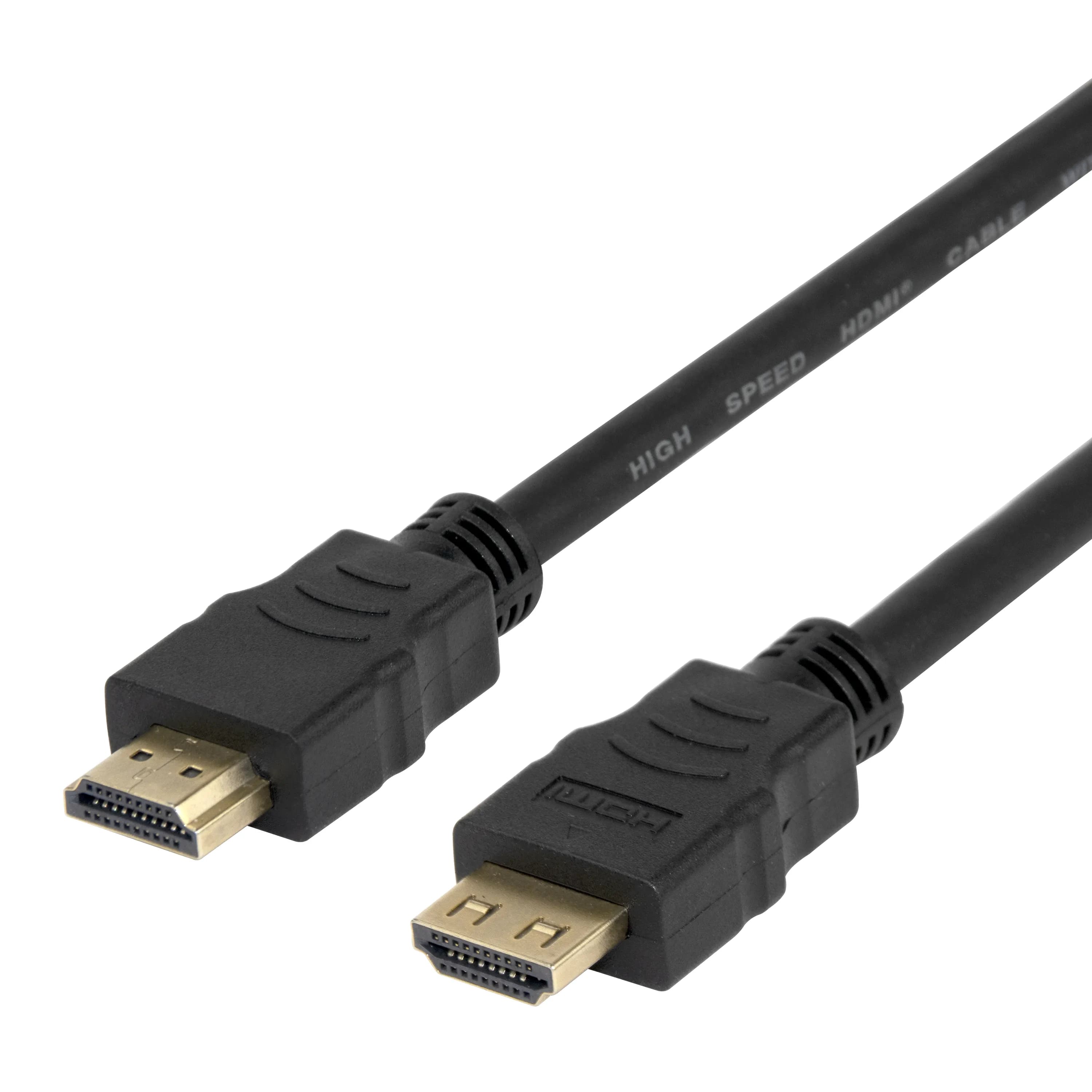 Deltaco High-Speed Flex HDMI 2.0 -kaapeli jossa 4K, Ethernet, 1 m, musta