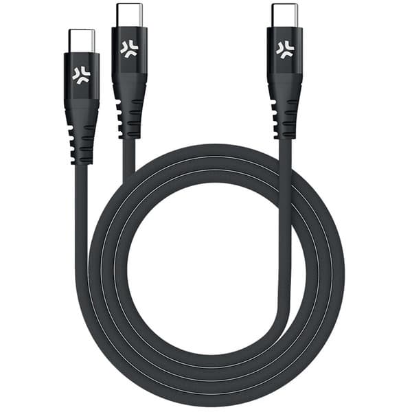 Celly USB-C -kaapeli, 100 W, 1,3 m, musta