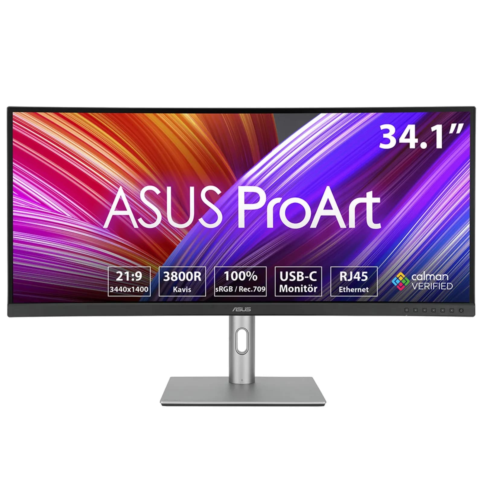 ASUS ProArt PA34VCNV 34.1"" UWQHD, IPS -kaareva näyttö, USB-C hub, HDR10