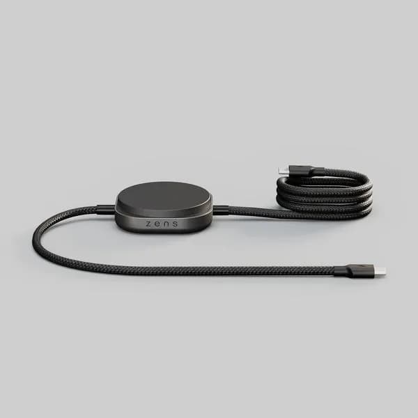 ZENS Latausjohto USB-C Pro 2 Qi2 Musta