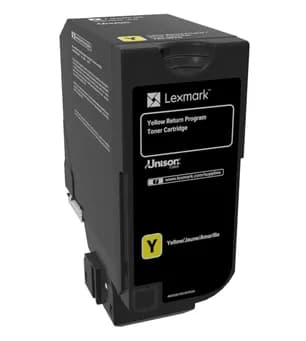 Lexmark 74C20Y0-laservärikasetti, keltainen