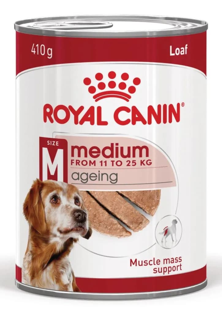 Royal Canin Medium Ageing Loaf, Koiran märkäruoka, 410 g