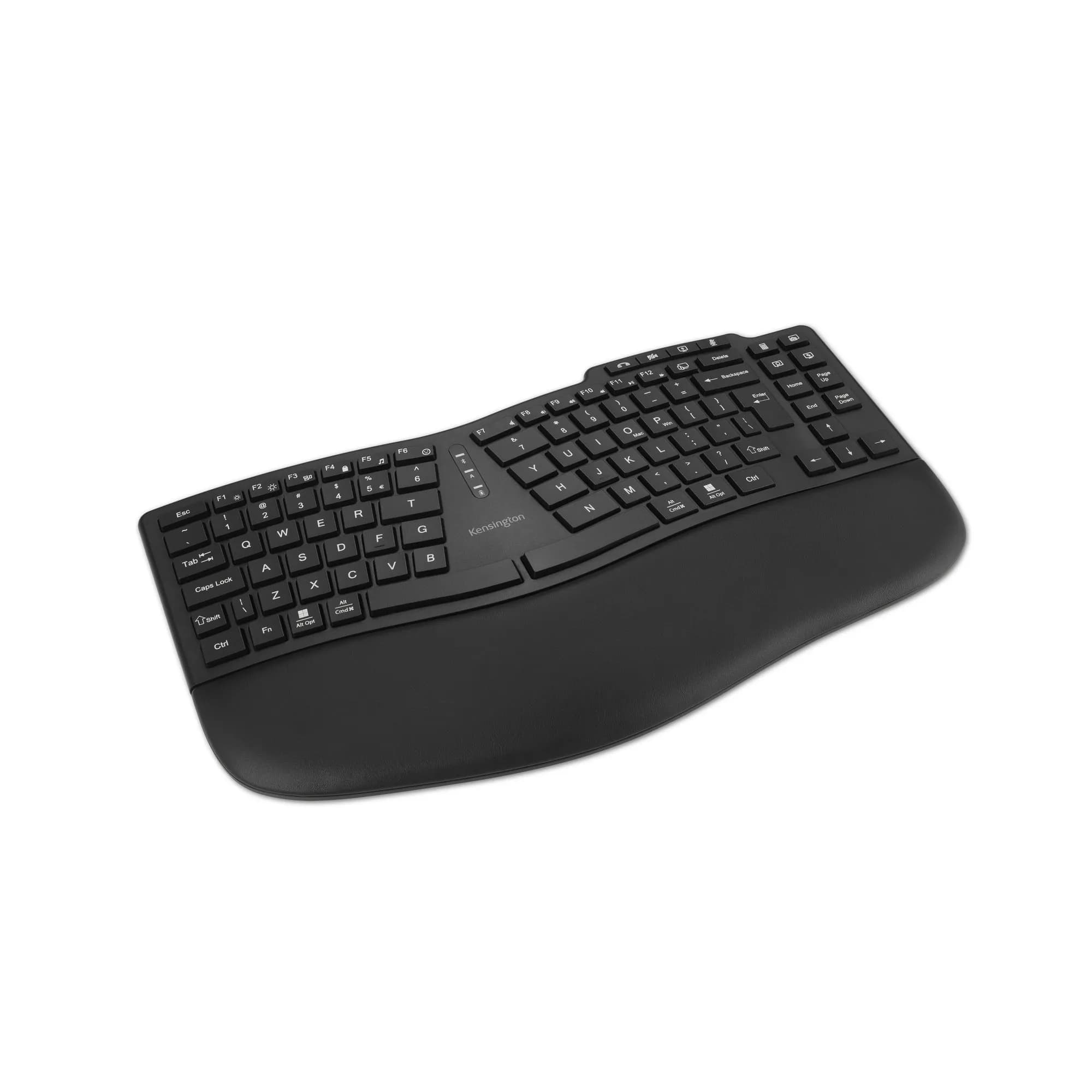 Kensington Pro Fit Ergo KB675 EQ -langaton ergonominen näppäimistö, musta