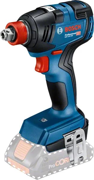 Bosch Cordless impact wrench GDX 18V-200 Professional solo, 18V (blue/black, without battery and charger, L-BOXX)