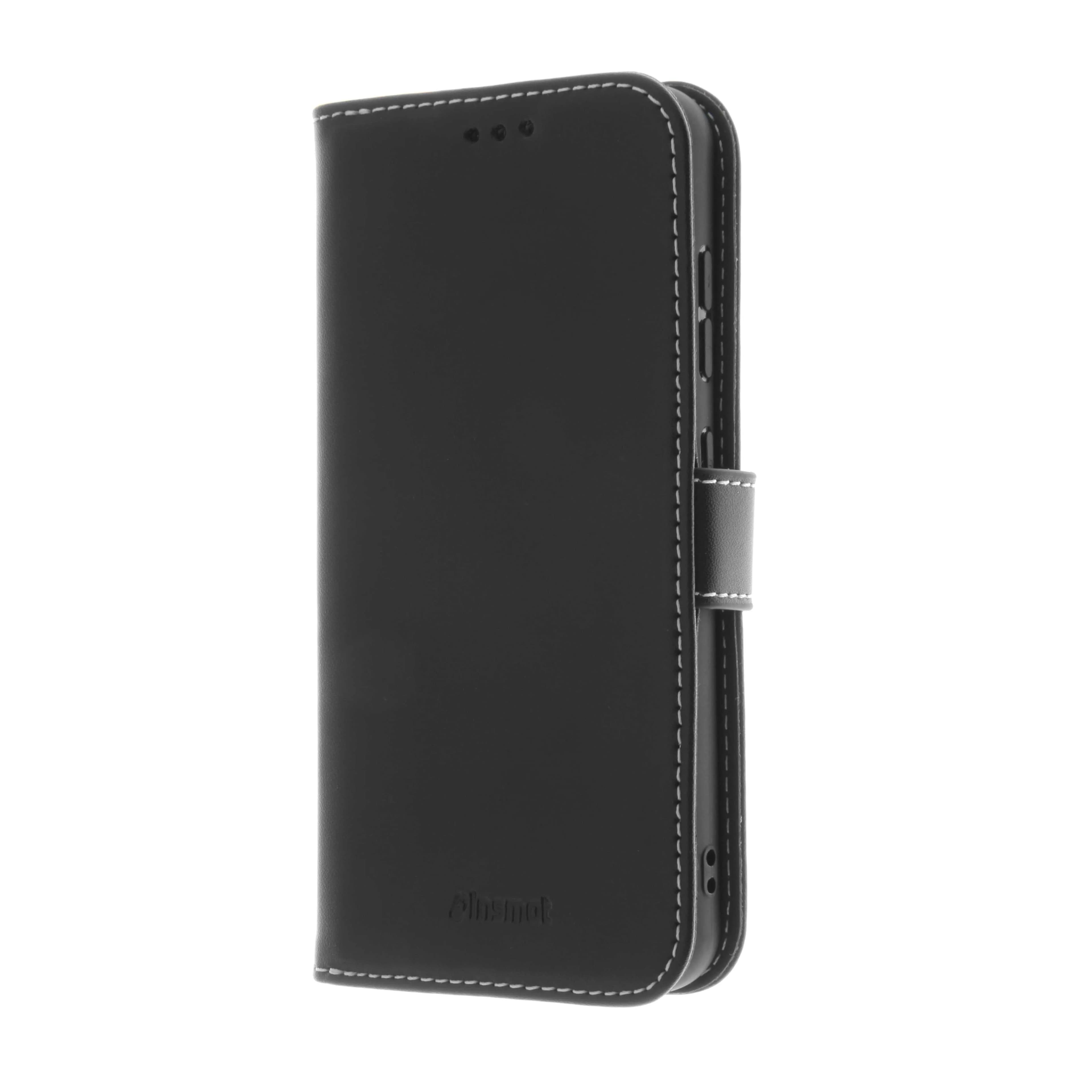 Insmat Flip Case, Galaxy S23 -lompakkokotelo, Musta