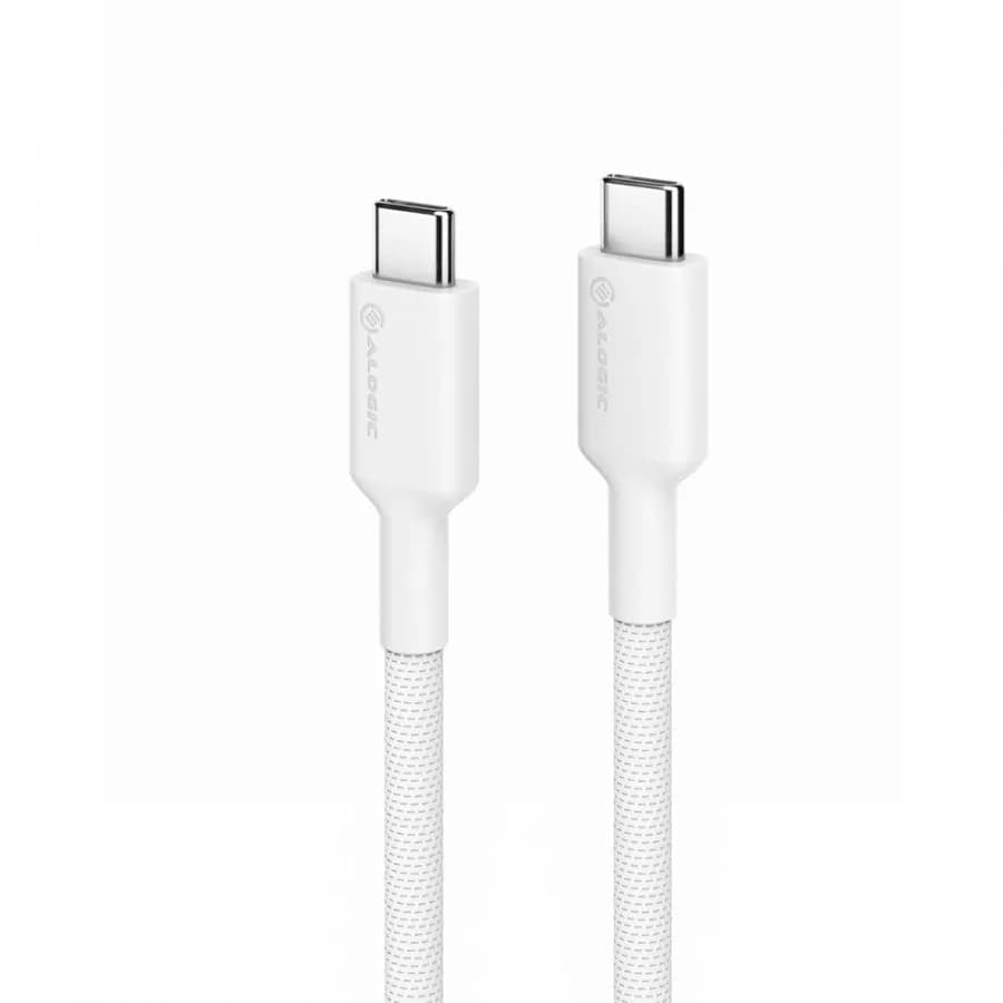 ALOGIC Elements Pro USB-C -kaapeli, 100 W, 2 m, valkoinen