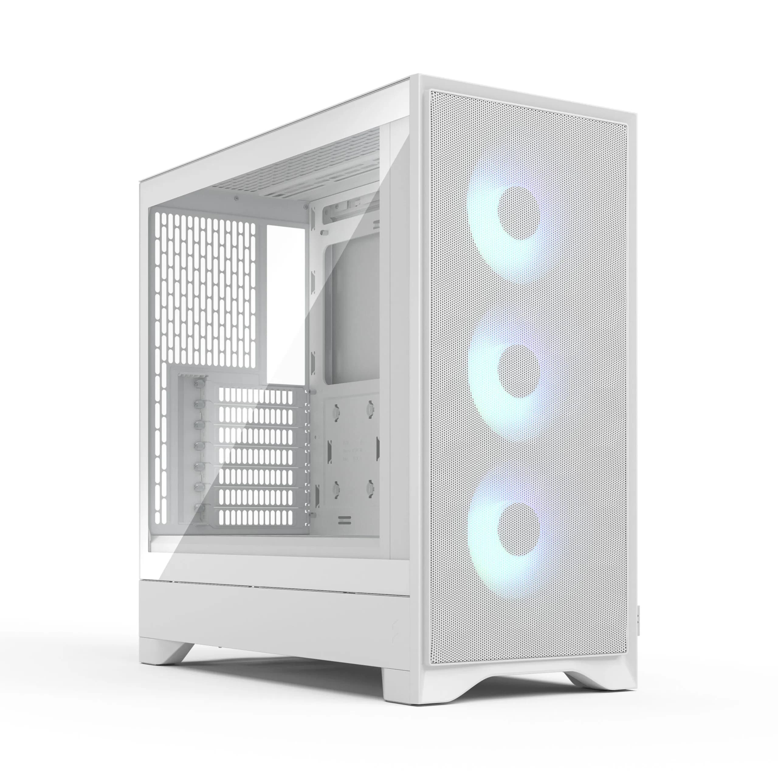 Fractal Design Pop 2 Air -miditornikotelo RGB-valaistuksella ja ikkunalla, valkoinen