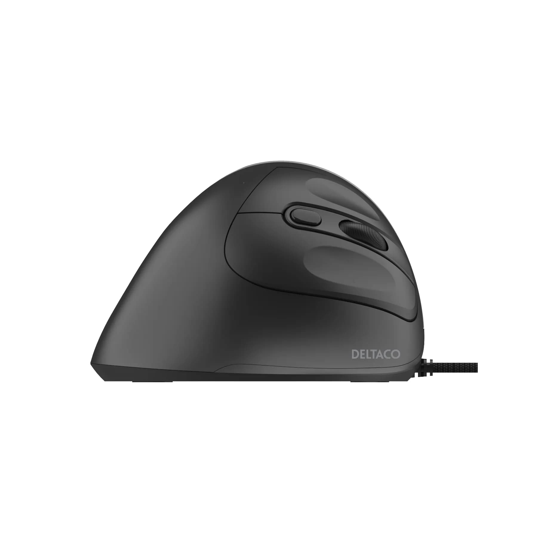 DELTACO MS-814 -langallinen ergonominen hiiri, musta