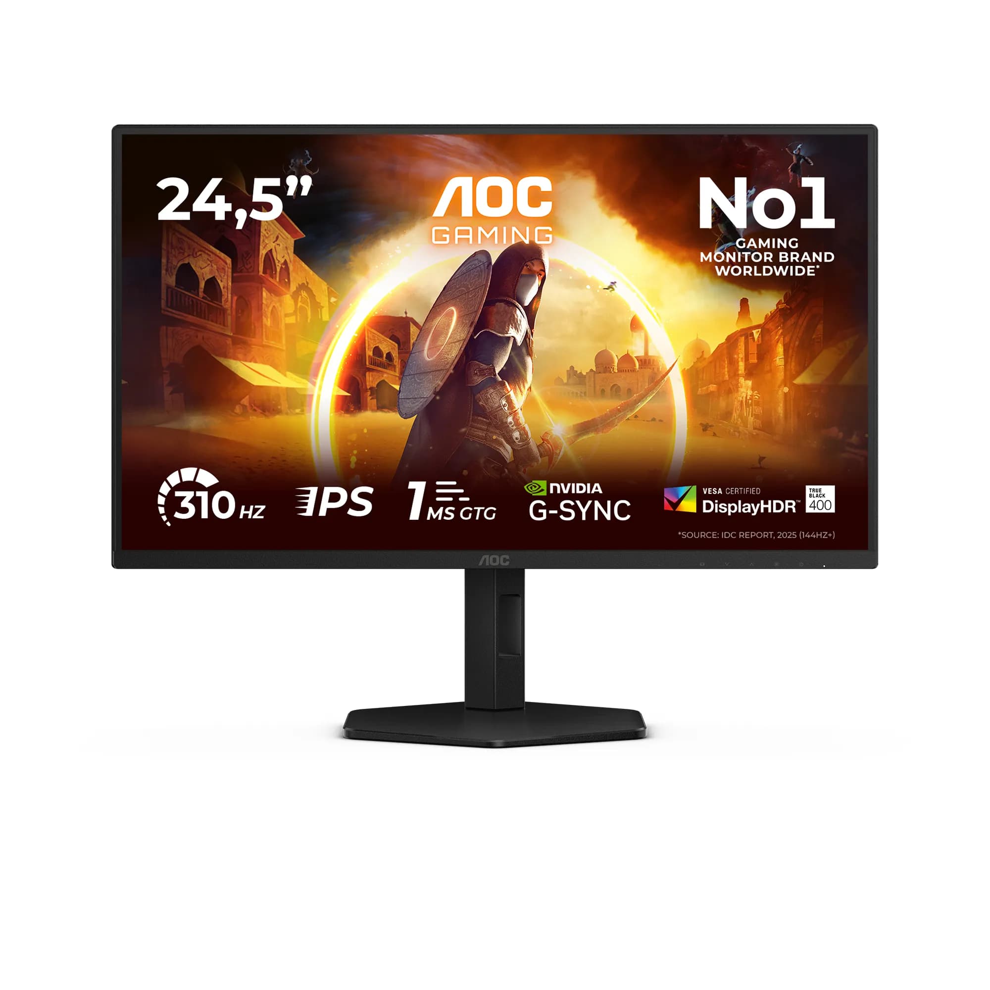 AOC 25G4SXU 24.5"" Full HD, IPS -pelinäyttö