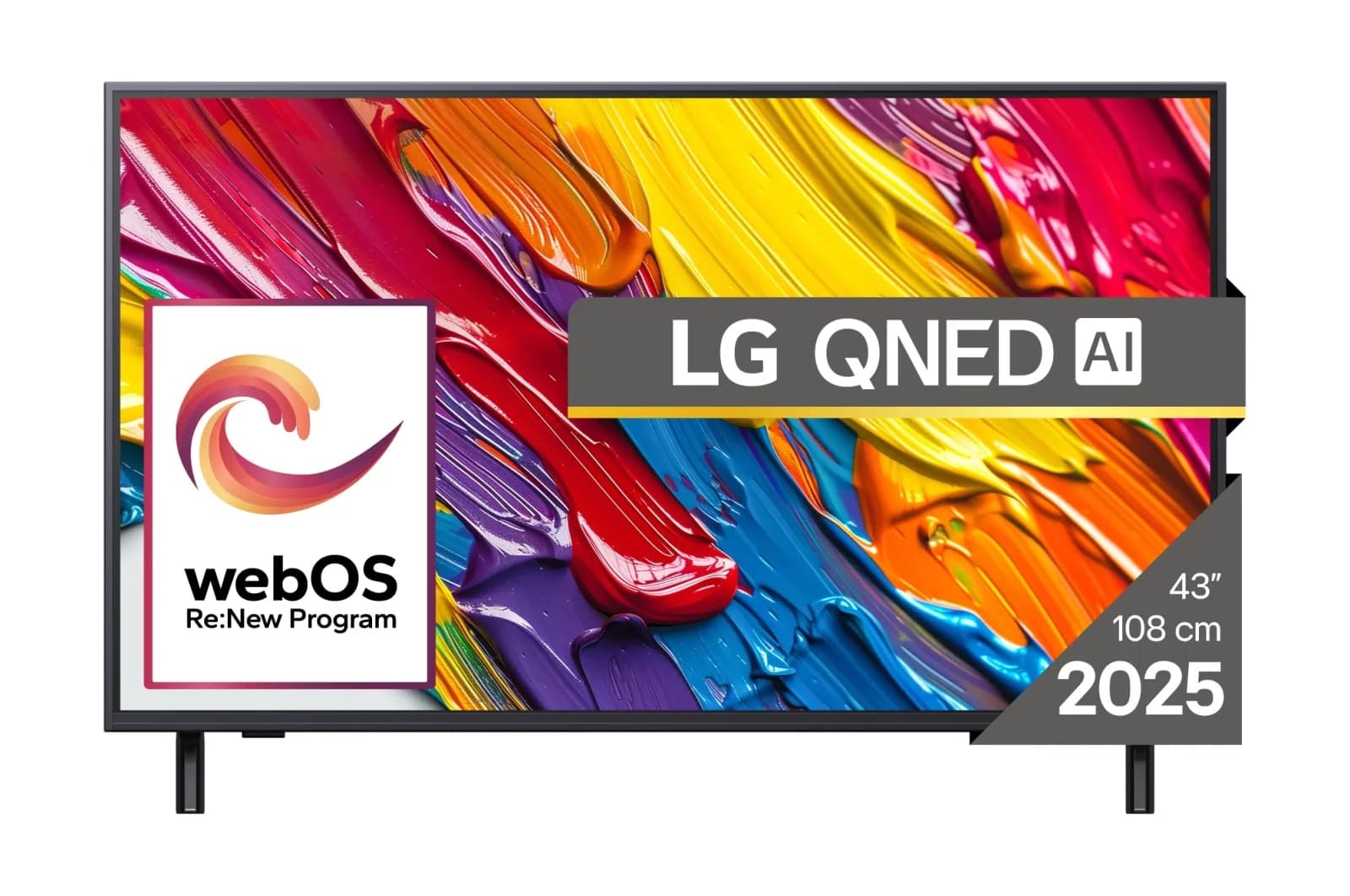 LG QNED82A3B 43"" 4K webOS TV, 60 Hz, HDR10 / HLG