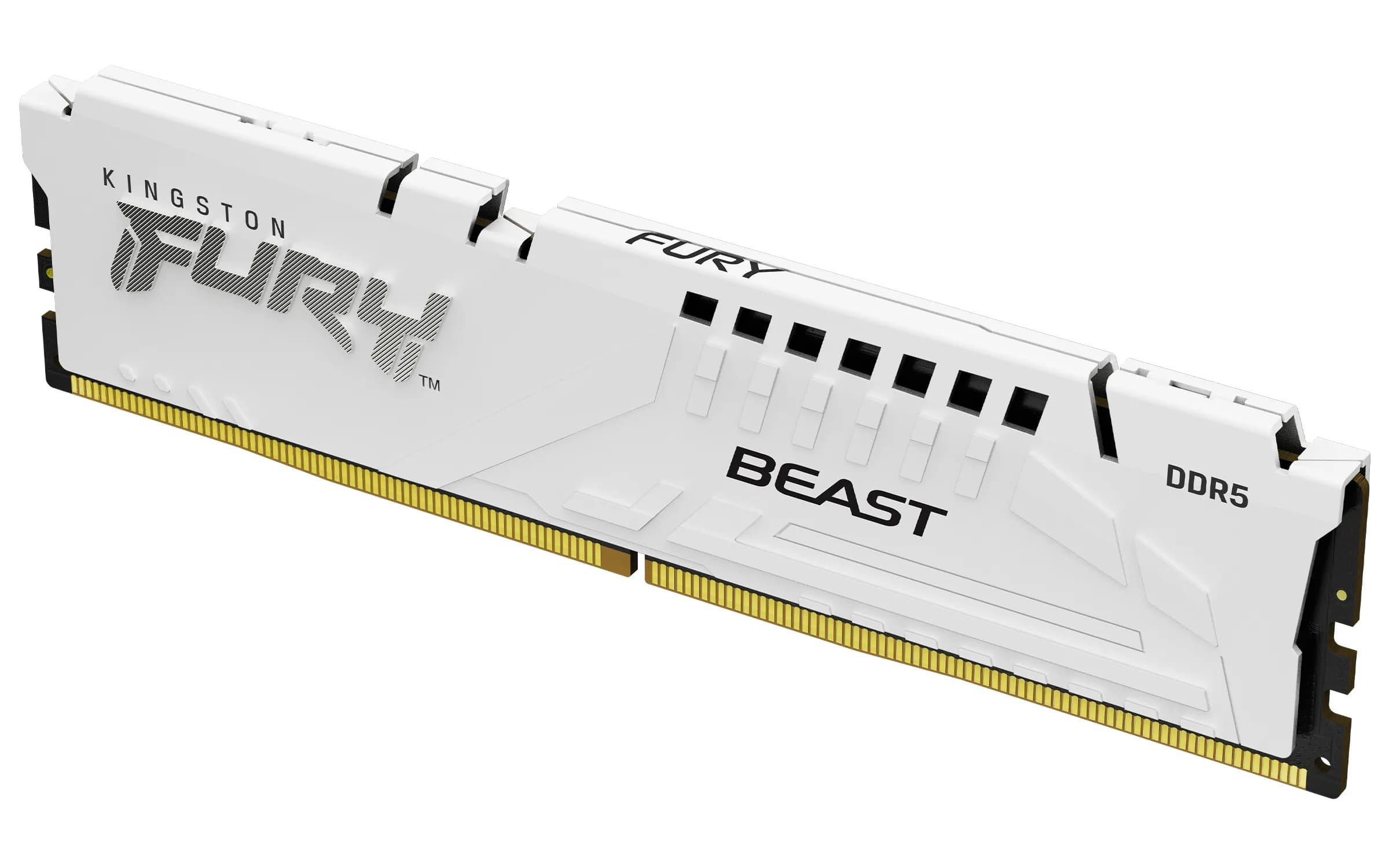 Kingston FURY Beast 16 Gt (1 x 16 Gt) DDR5 6400 MHz, CL32 -muisti, valkoinen (EXPO)