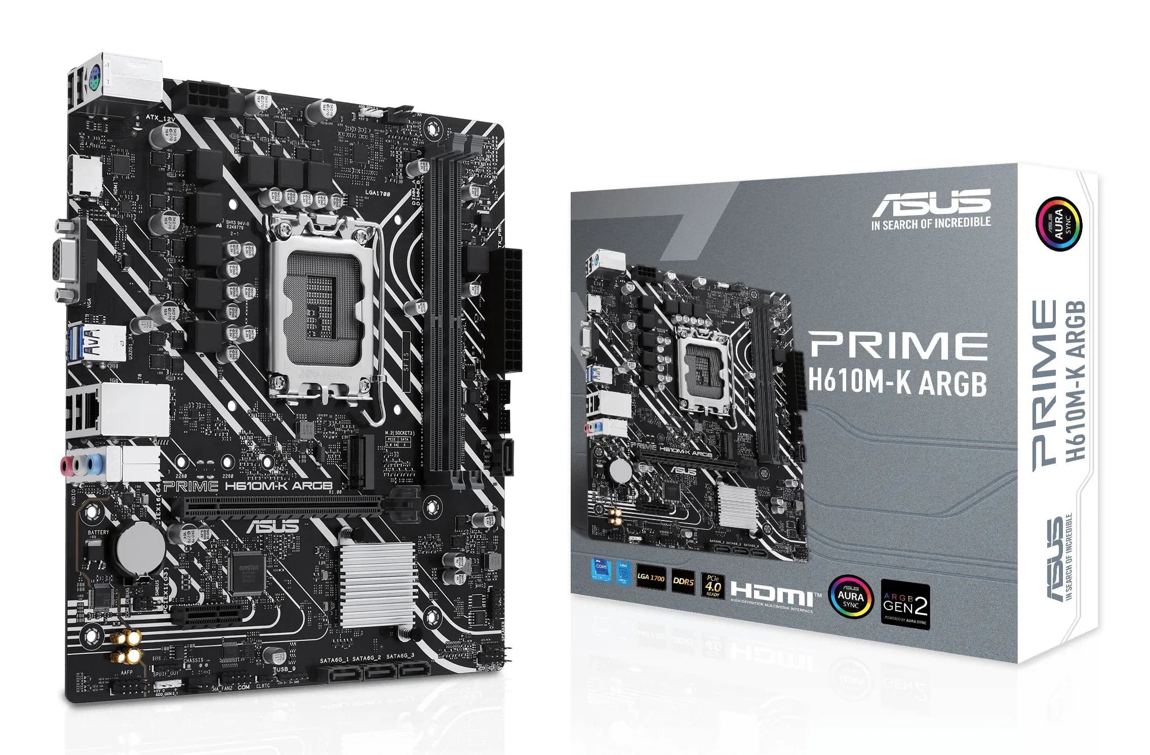 Asus PRIME H610M-K LGA1700 mATX -emolevy