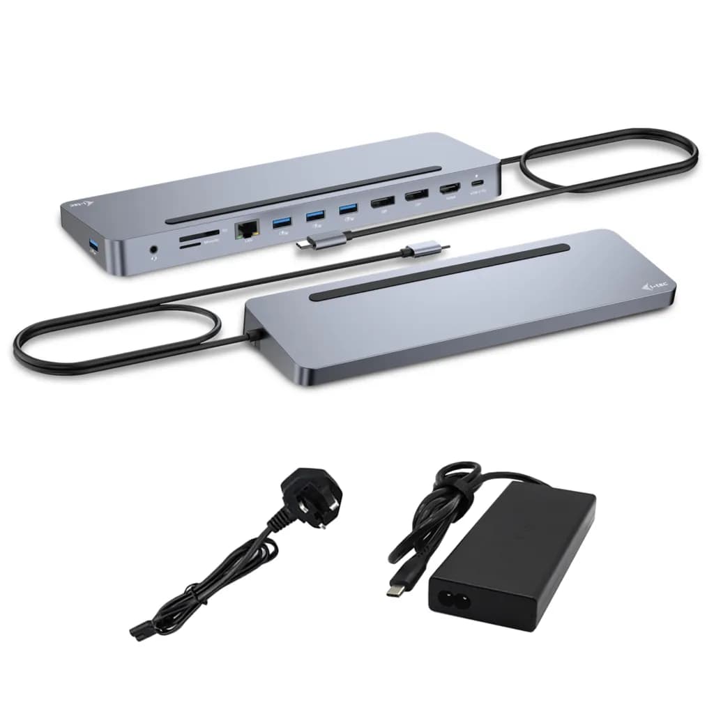 I-Tec USB-C Ergo 3x 4K Display PD 100W -telakointiasema