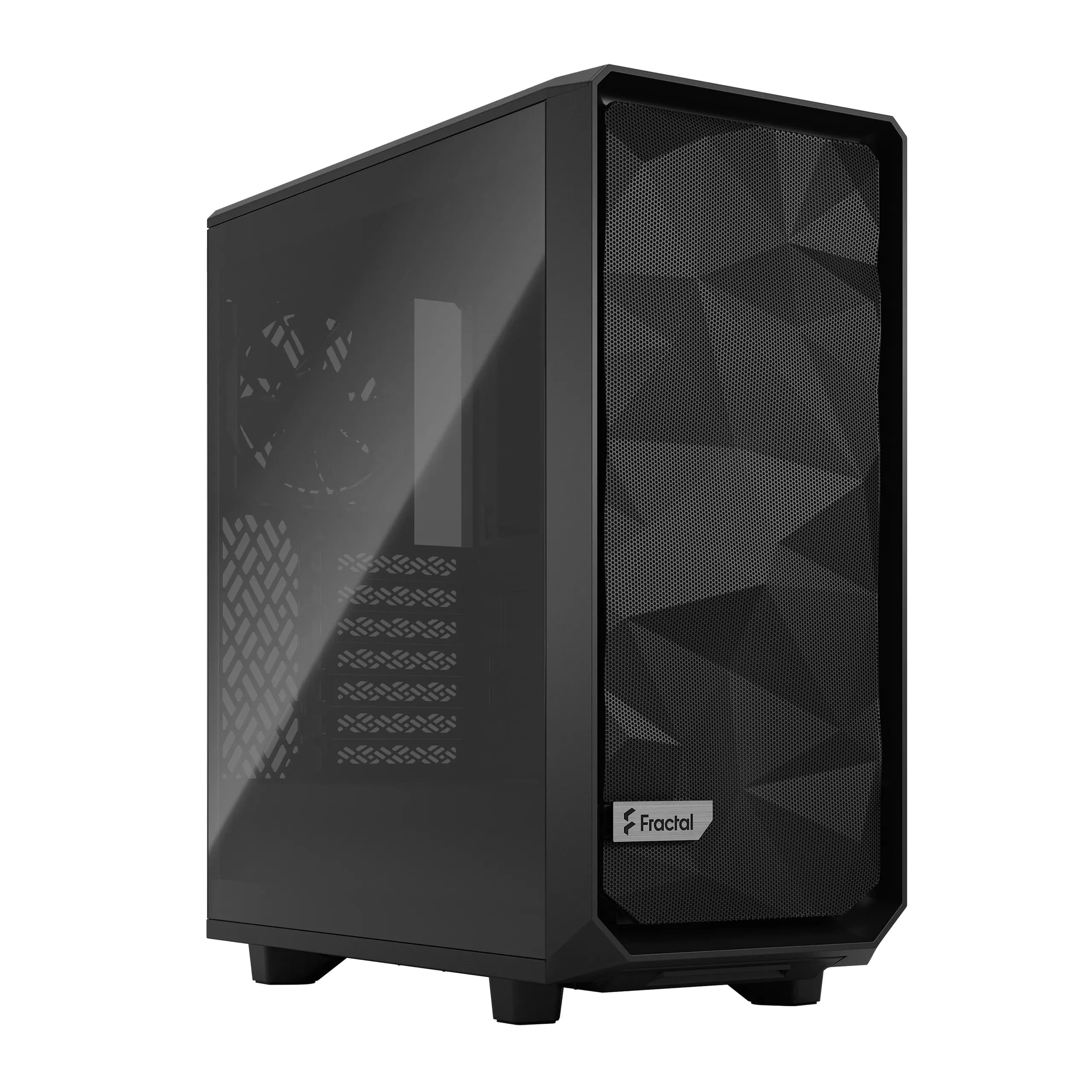 Fractal Design Meshify 2 Compact -miditornikotelo ikkunalla, musta