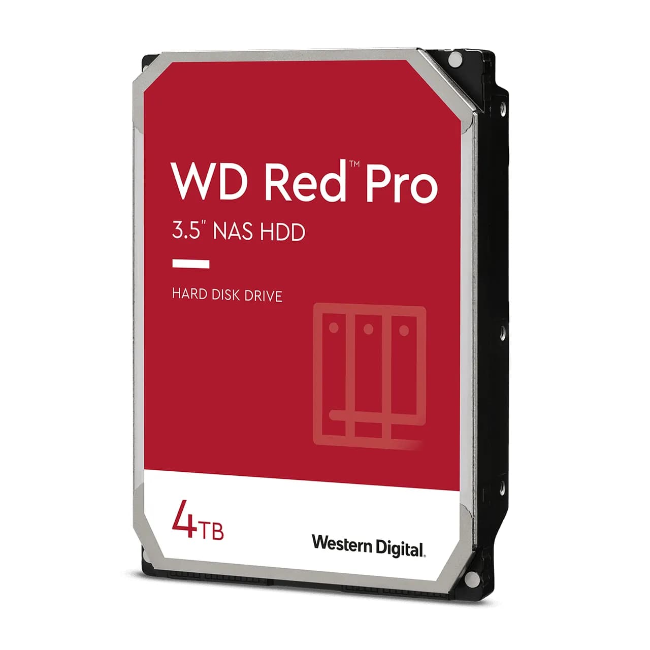 WD Red Pro 3.5"" 4 Tt, 7200 RPM, 256 MB, SATA III -kovalevy (NAS)