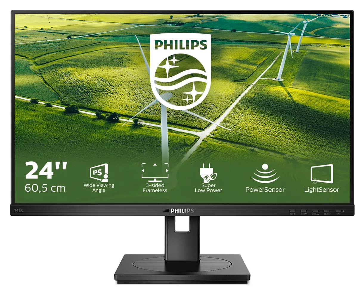 Philips 242B1G/00 23.8"" Full HD, IPS -näyttö, USB hub