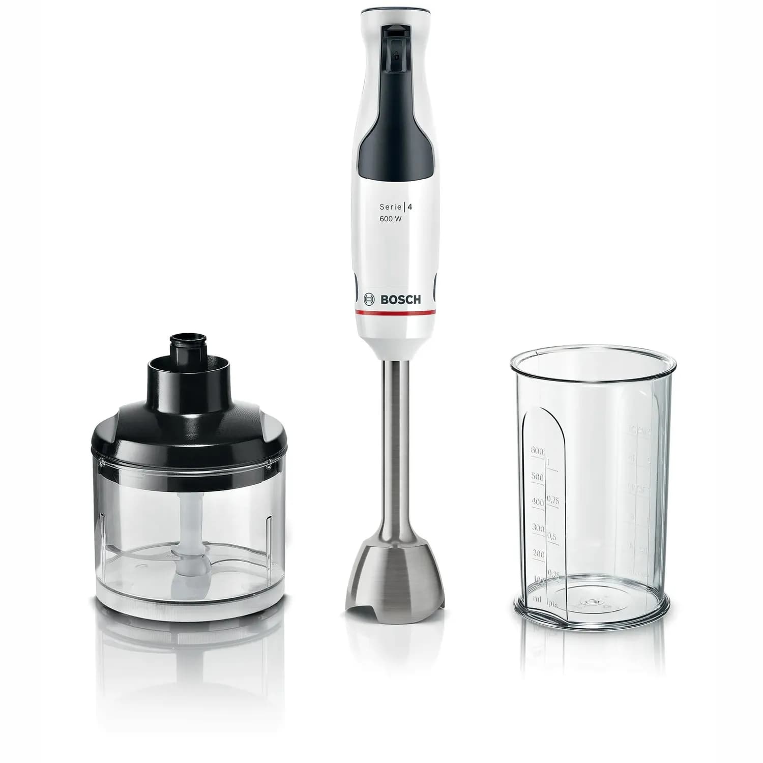 Bosch ErgoMaster Serie 4 MSM4W220 600 W -sauvasekoitinsarja, valkoinen