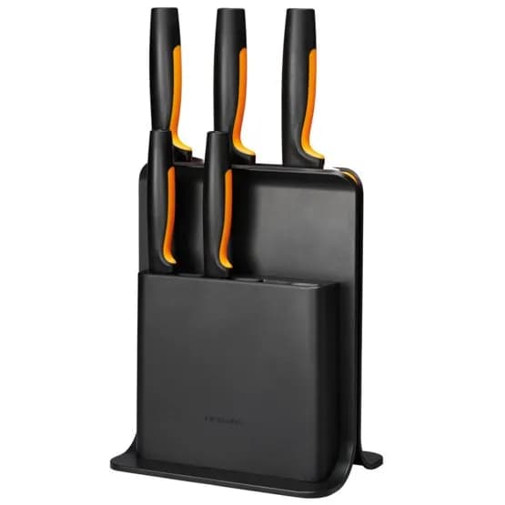 Fiskars Knivblock i plast med 5 knivar