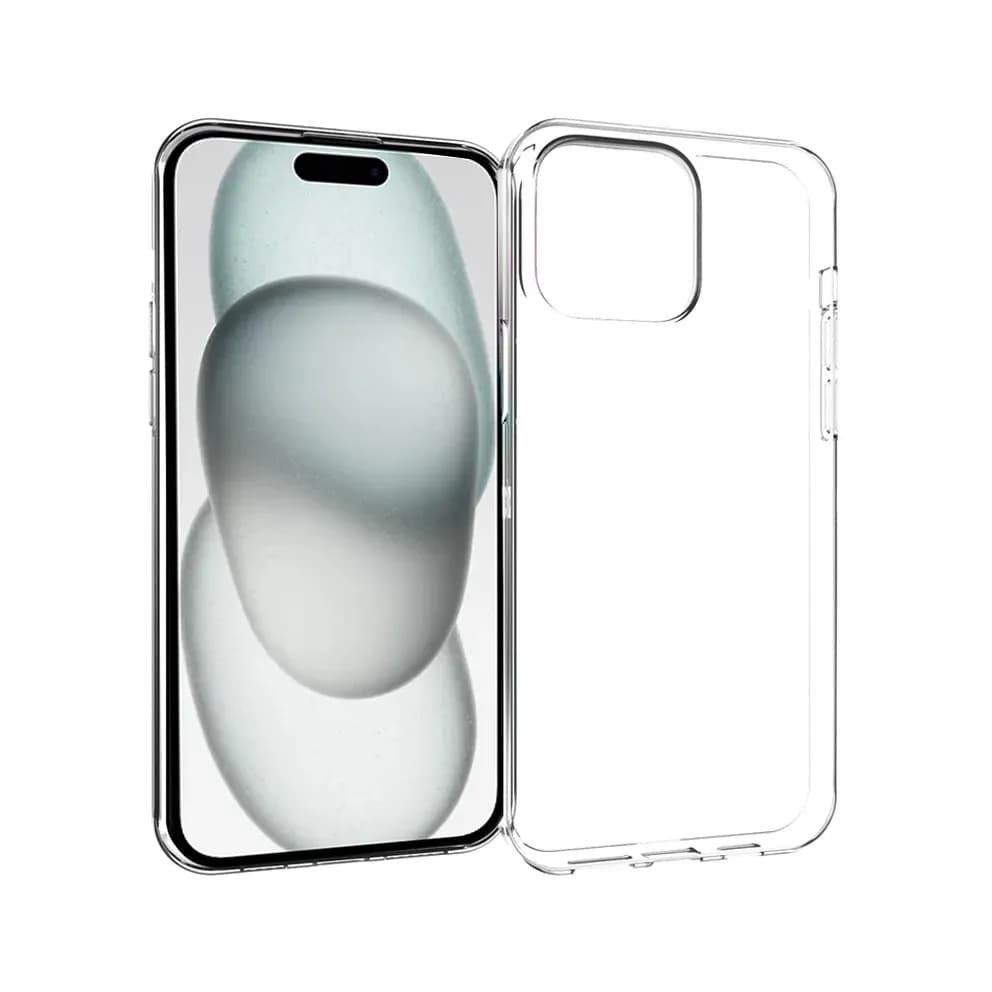 Insmat Crystal Cover, iPhone 15 Plus -suojakuori, Läpinäkyvä