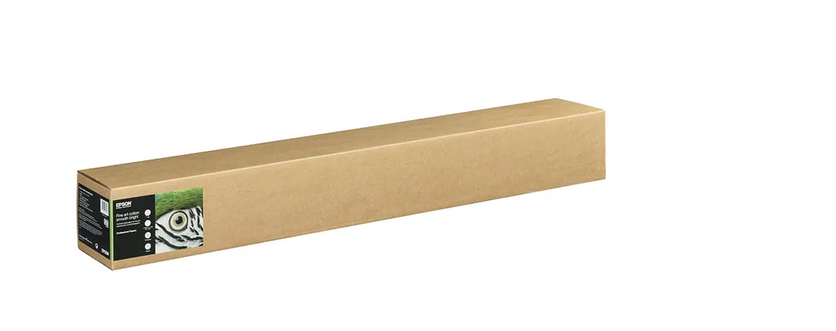 Epson Fine Art Cotton Smooth Bright 44"" x 15m -puuvilla paperi