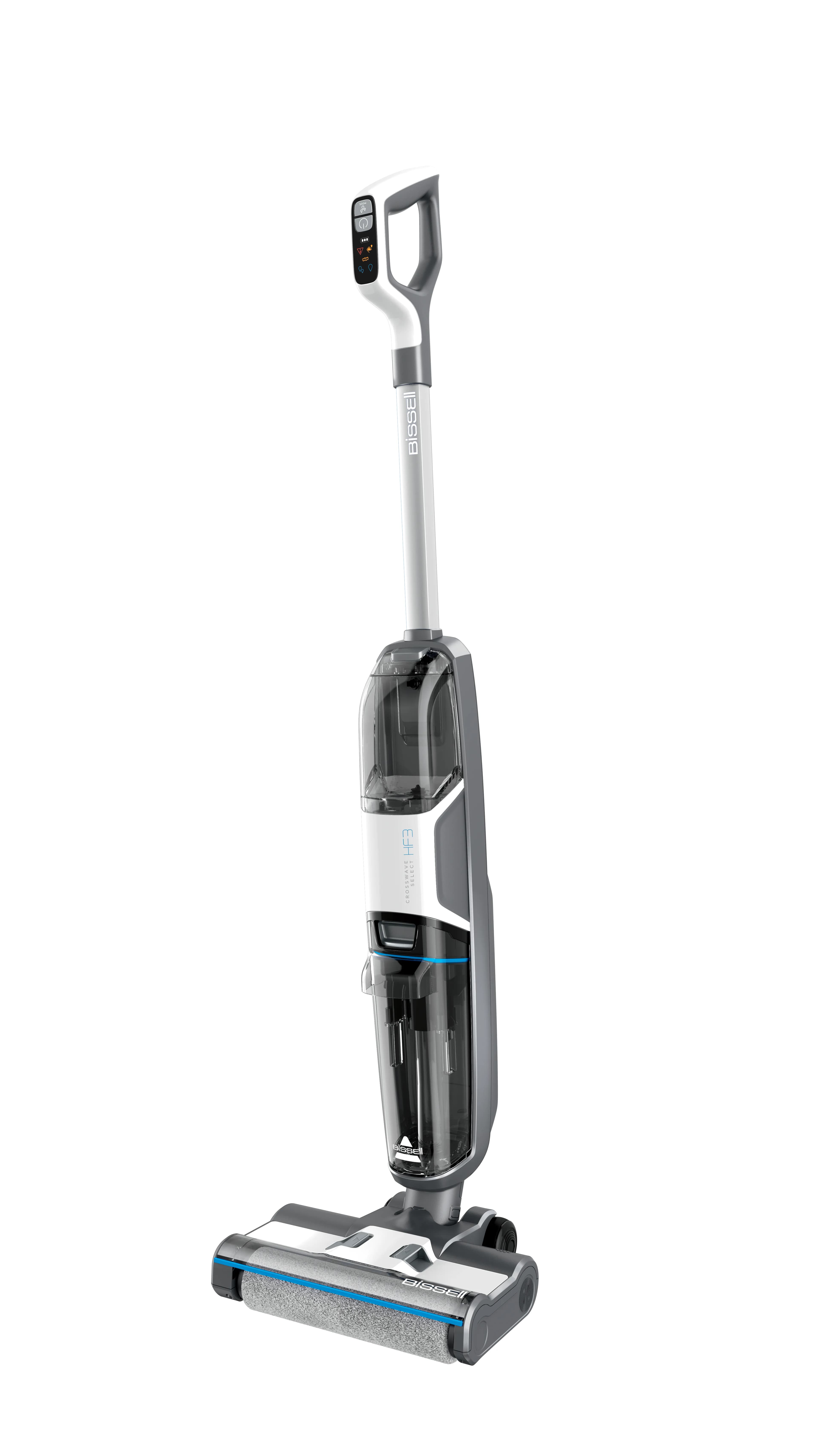 BISSELL CrossWave HF3 Cordless Select -märkä-kuivaimuri, 0.41 L, 22.2 W, harmaa, valkoinen