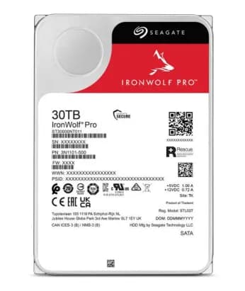 Seagate IronWolf Pro 3.5"" 30 Tt, 7200 RPM, 512 MB, SATA III -kovalevy (NAS)