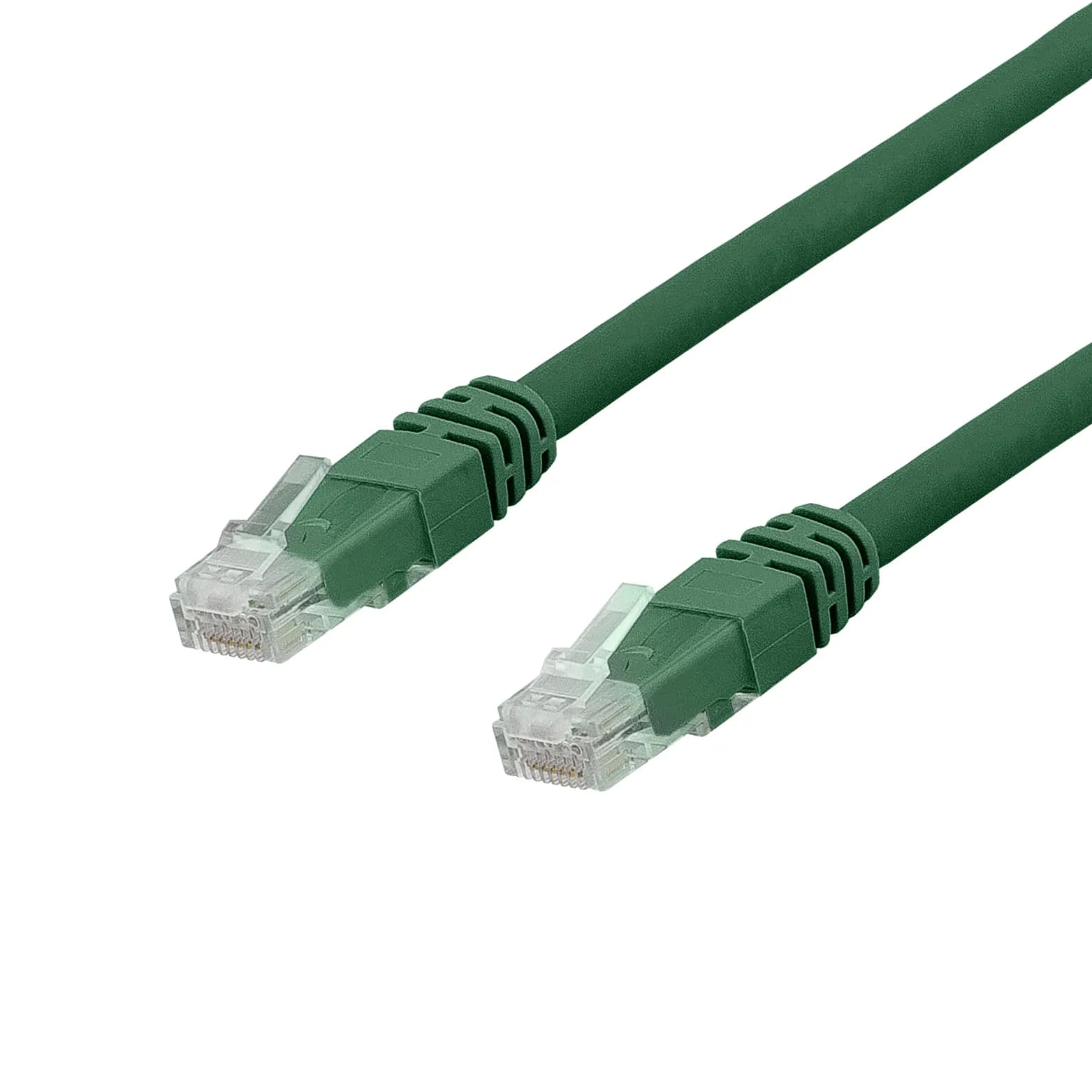 Deltaco Cat6a U/UTP RJ45 10m -verkkokaapeli, vihreä