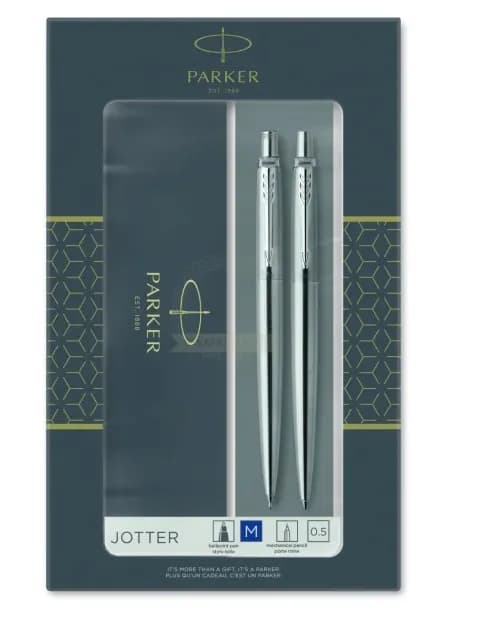 Parker Duoset Jotter CT BallPoint+Pencil silver