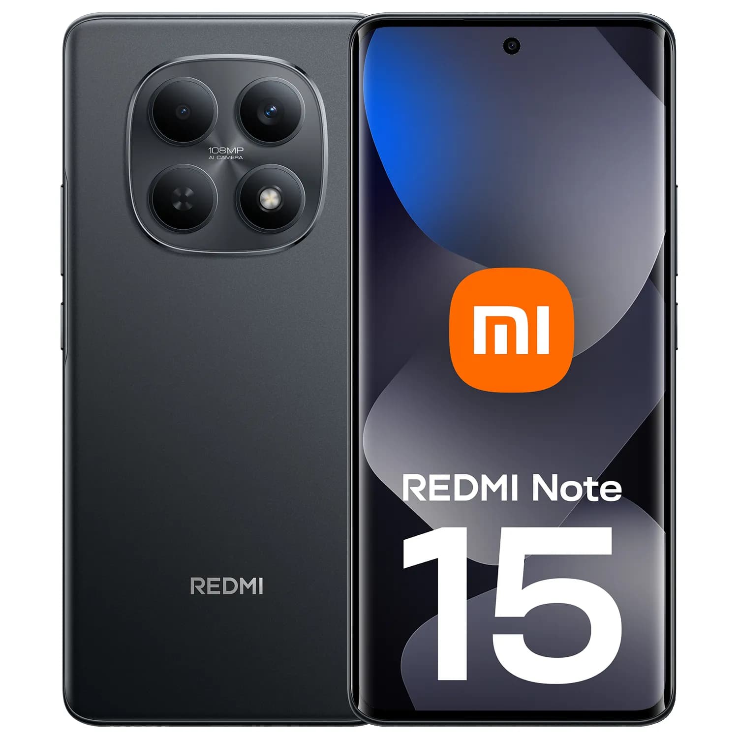 Xiaomi Redmi Note 15 8/256 Gt -puhelin, musta