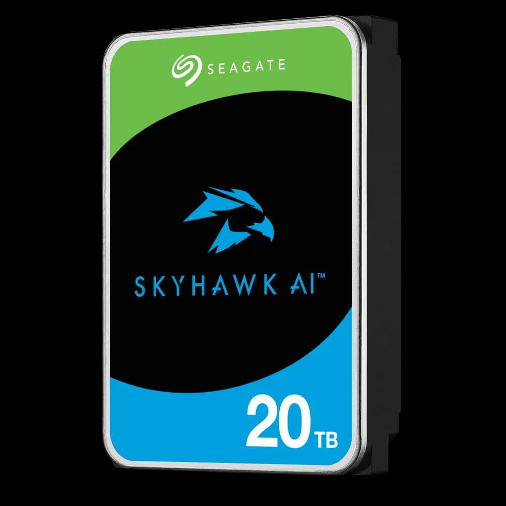 Seagate SkyHawk AI 3.5"" 20 Tt, 7200 RPM, 512 MB, SATA III -kovalevy (valvontakäyttöön)