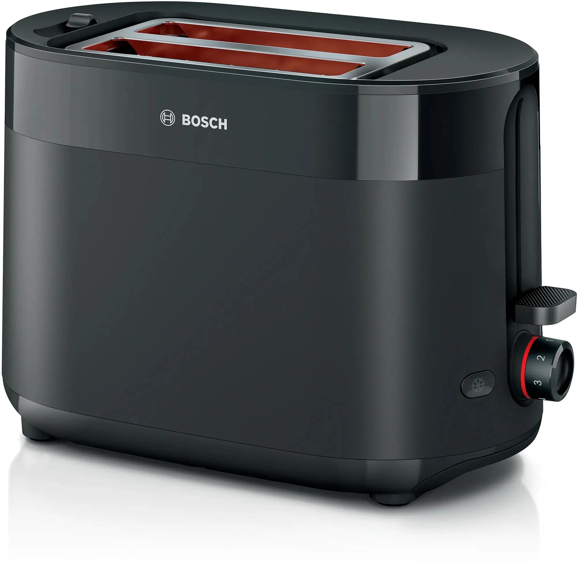 Bosch MyMoment TAT2M123 -leivänpaahdin, 2 viipaleita, musta