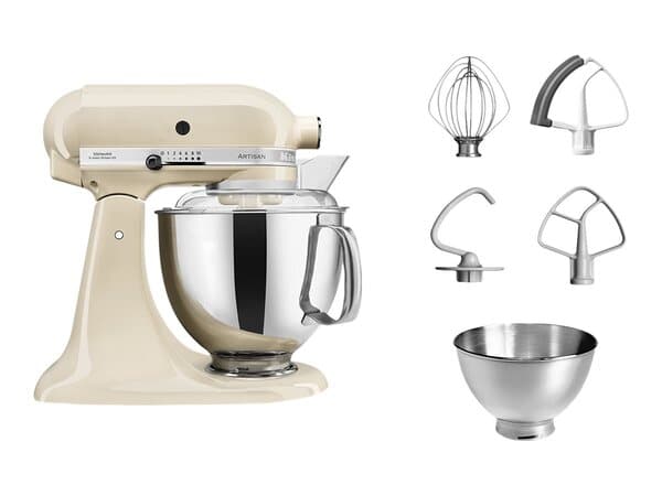 KitchenAid Artisan 5KSM175PSEAC -yleiskone - mantelinvaalea