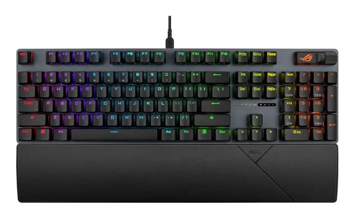 ASUS ROG Strix Scope II X -mekaaninen pelinäppäimistö, ROG NX Snow V2, musta