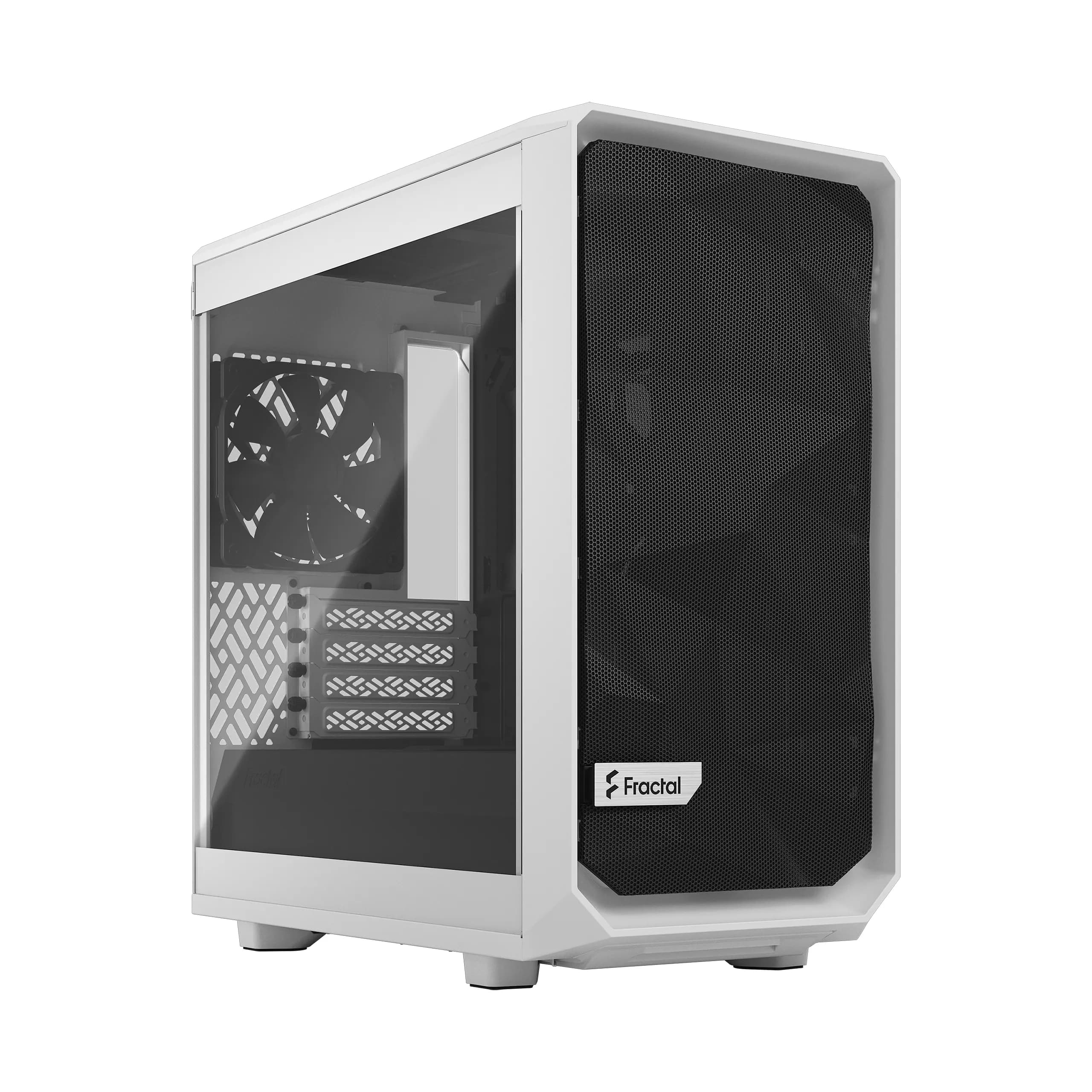 Fractal Design Meshify 2 Mini -minitornikotelo ikkunalla, valkoinen