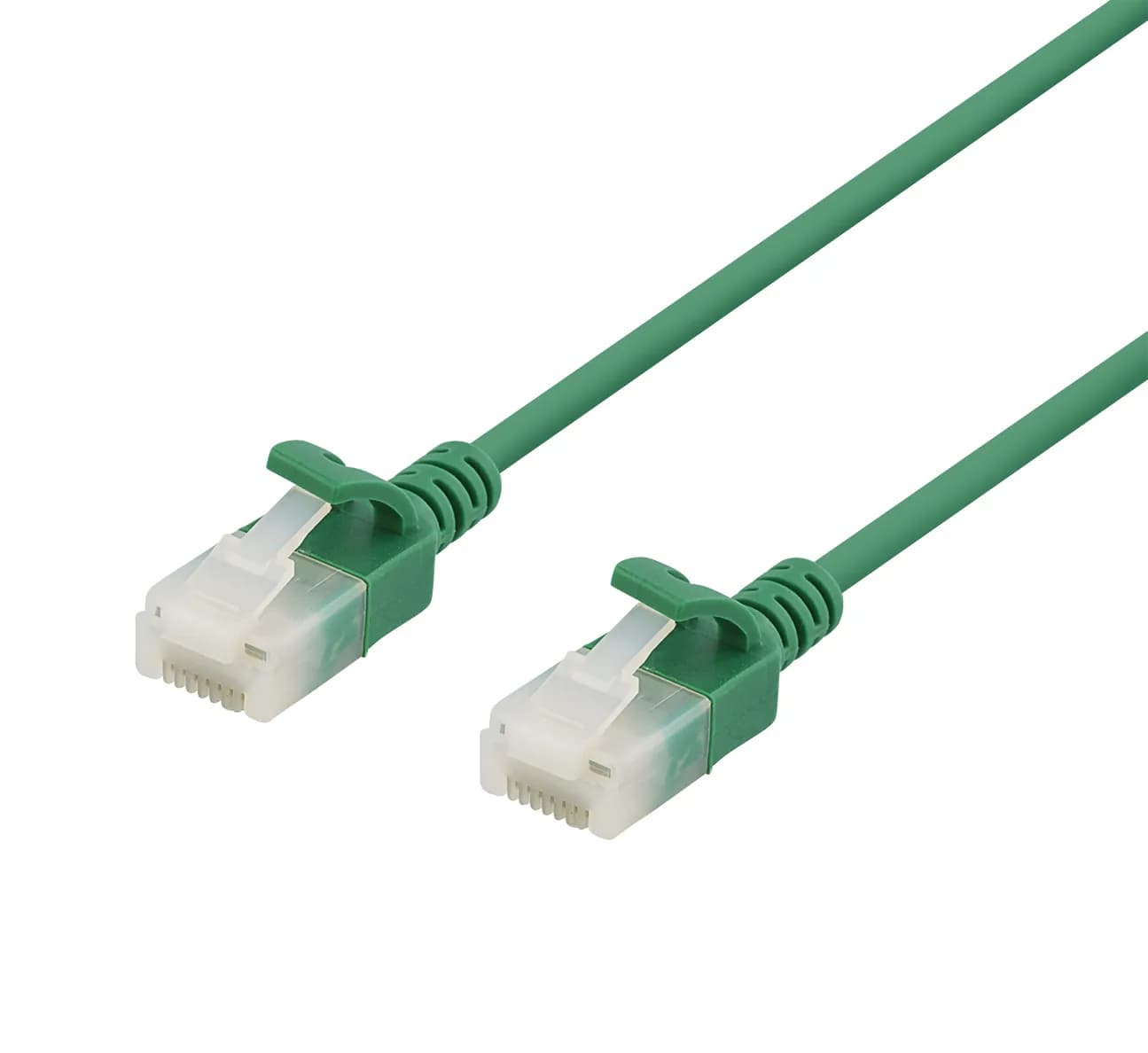Deltaco Cat6a U/UTP LSZH RJ45 2m -verkkokaapeli, vihreä