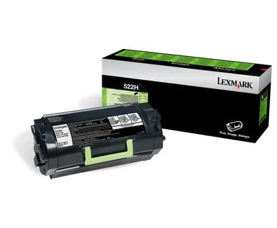Lexmark 52D2H00 / 522H Korkean kapasiteetin laservärikasetti, musta