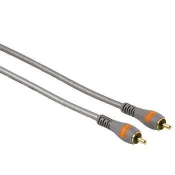 Hama RCA -audiokaapeli, 1,5 m, musta