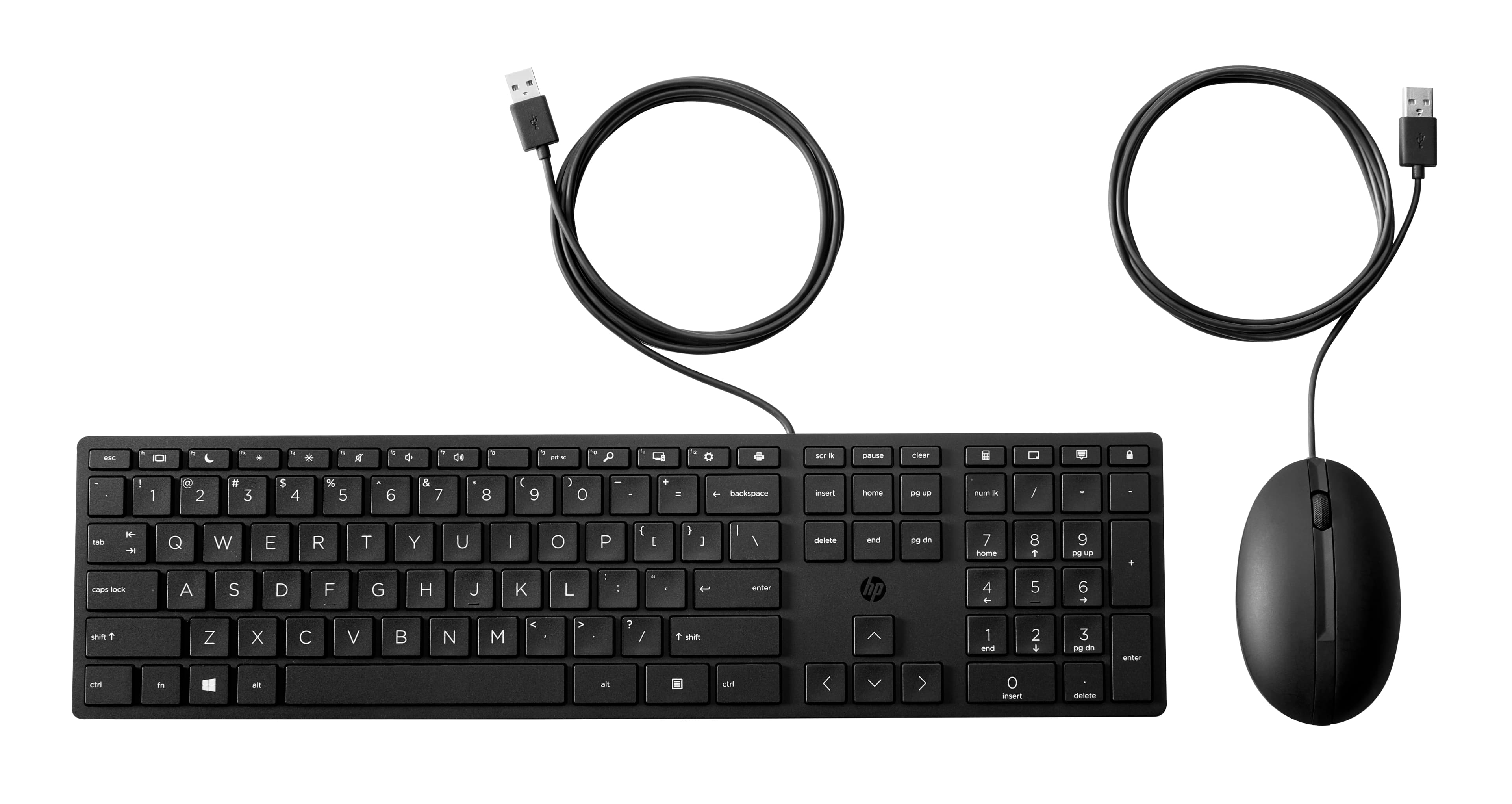 HP Desktop 320MK -näppäimistö ja hiiri, musta