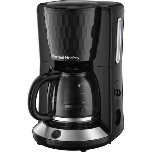 Russell Hobbs Honeycomb 10 kupin -kahvinkeitin, musta