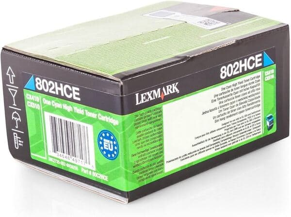 Lexmark 80C2HCE -laservärikasetti, cyan