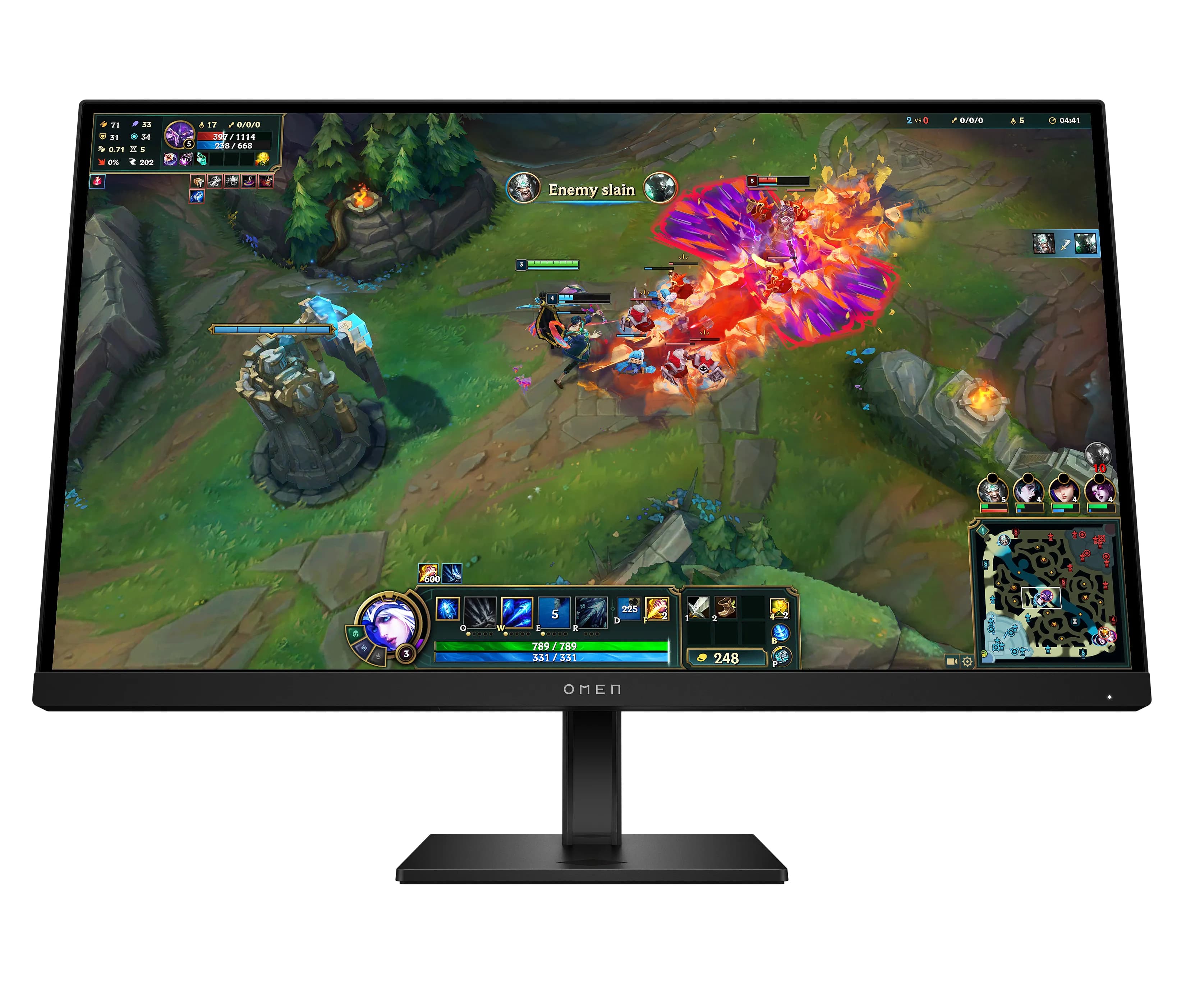 HP AV4H6AA 27"" QHD, IPS, 180Hz, HDR 400 -pelinäyttö
