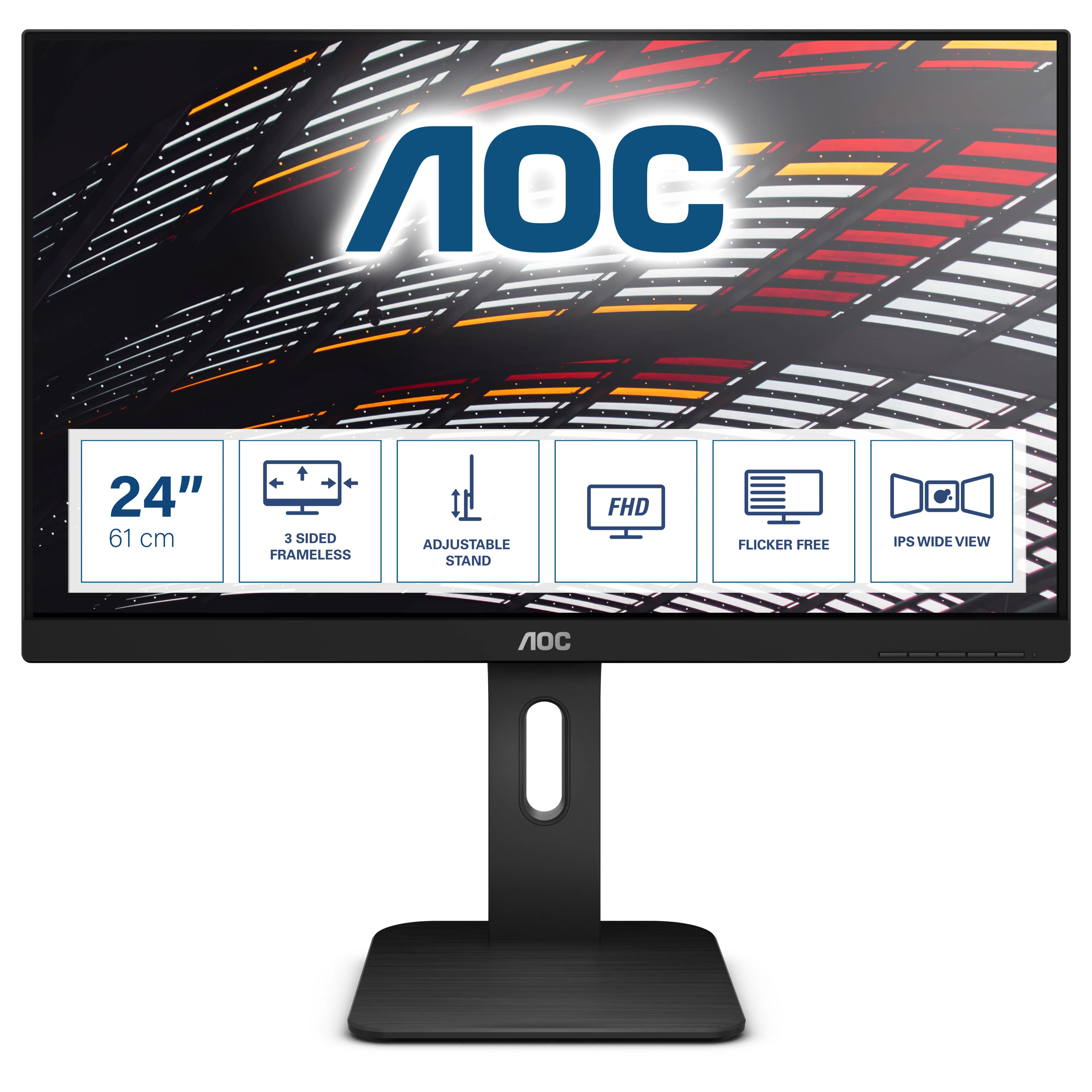 AOC X24P1 24"" WUXGA, IPS -näyttö, USB hub