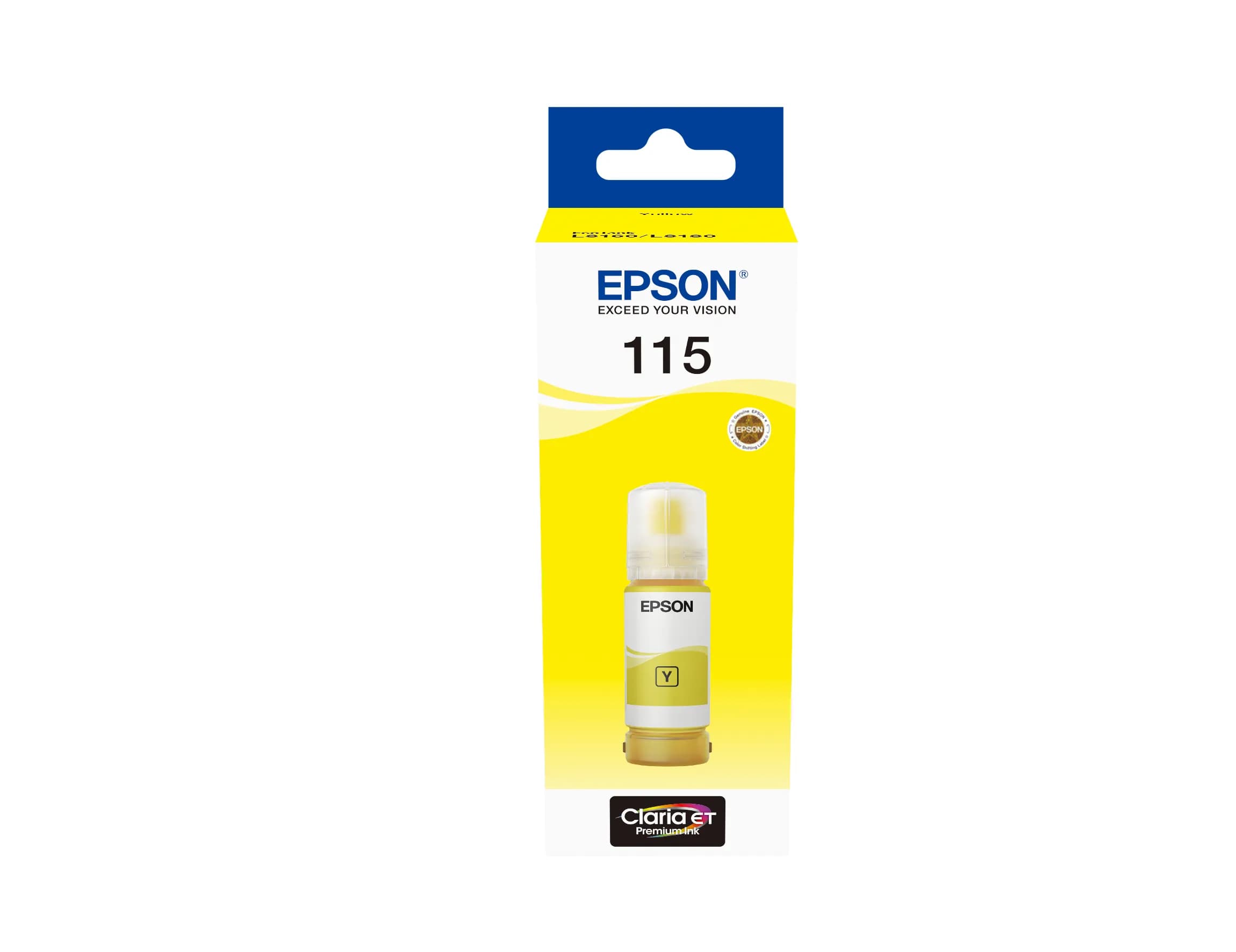 Epson EcoTank 115-mustepullo, 70 ml, keltainen