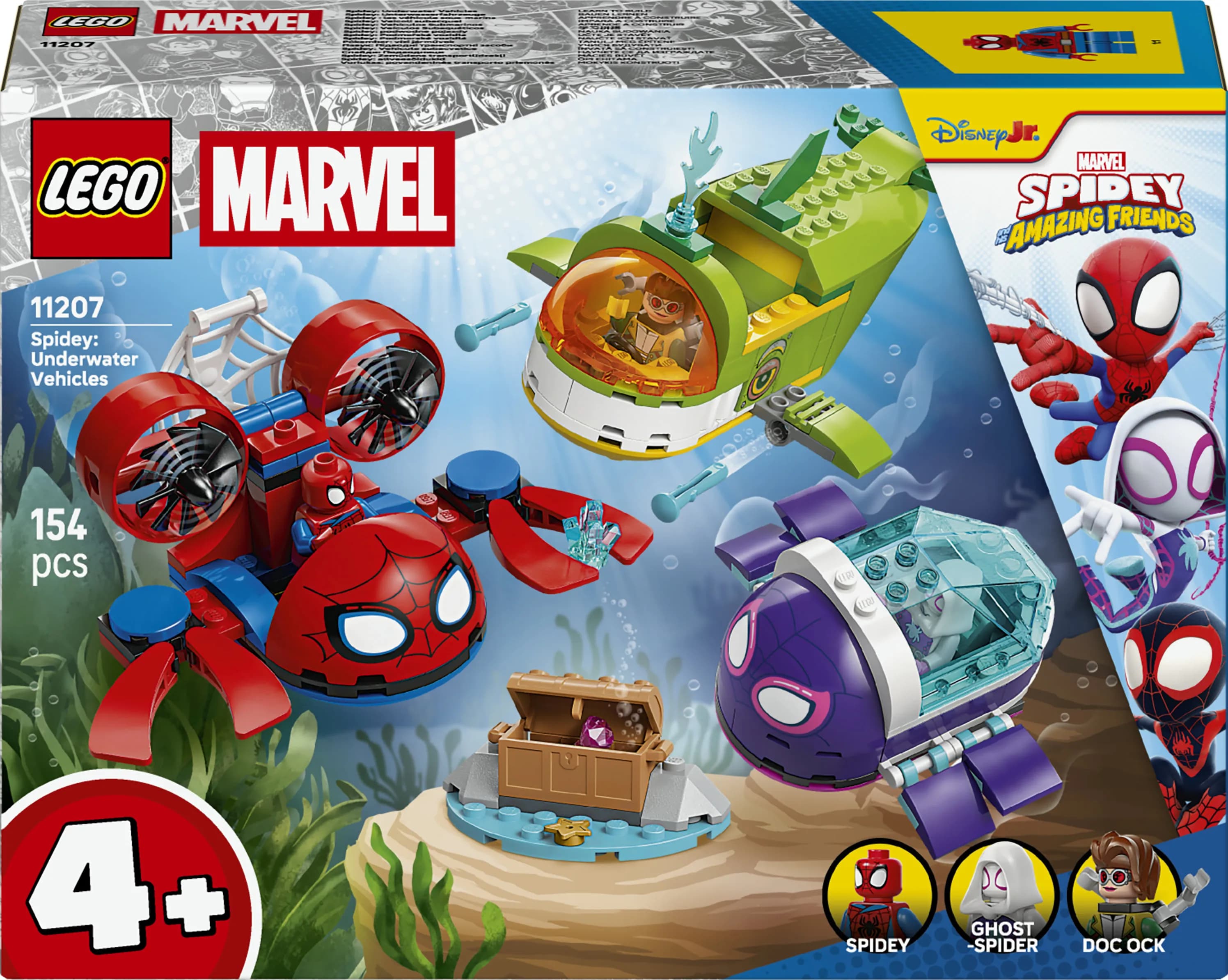 LEGO Marvel Spidey ja vedenalaiset menopelit 11207