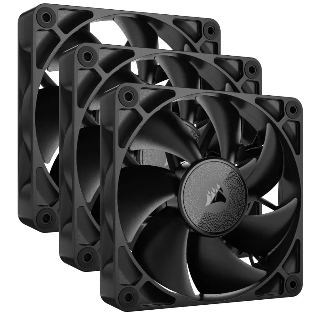 Corsair iCUE LINK RX120 120 mm PWM Kotelotuuletin 3 kappaleen aloituspakkaus - Musta