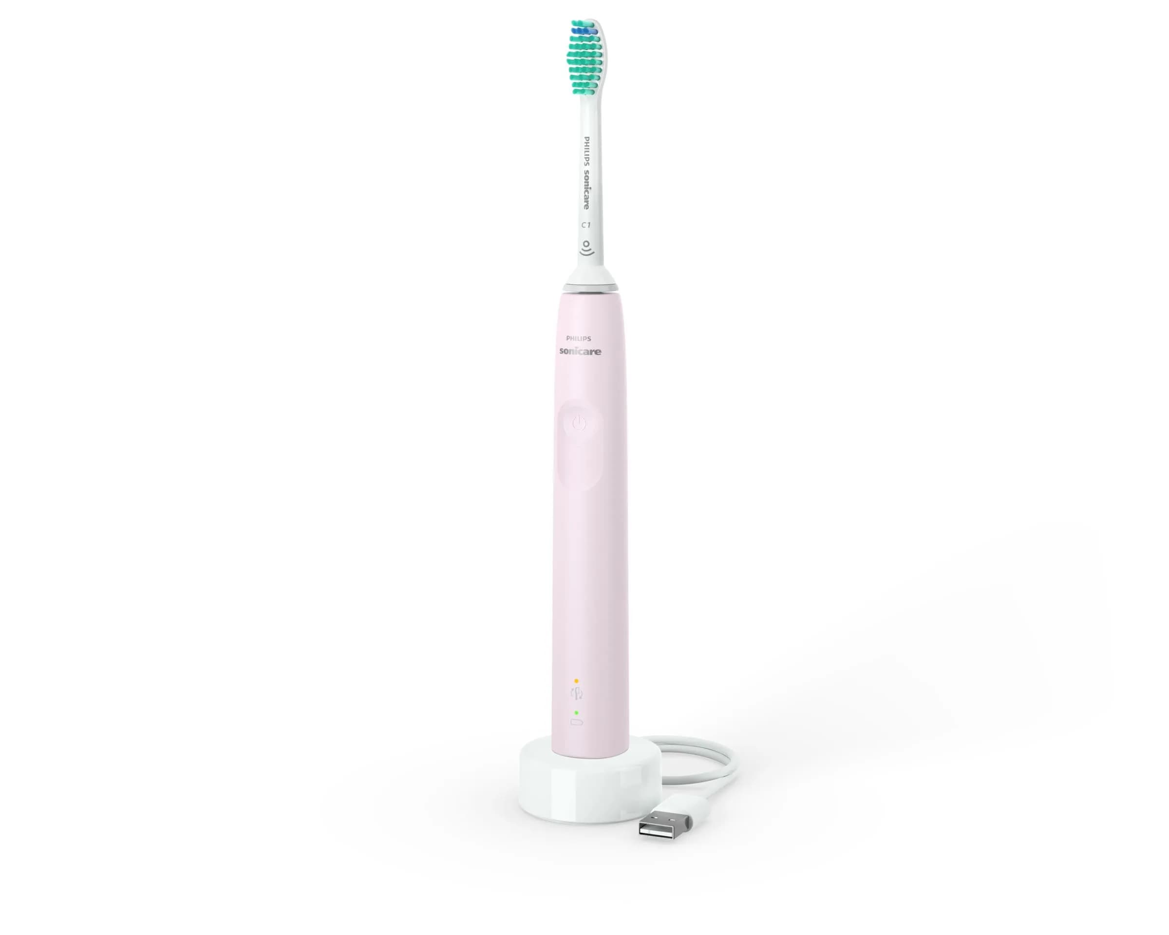Philips Sonicare 3100 Series HX3671/11 -sähköhammasharja, roosa/valkoinen